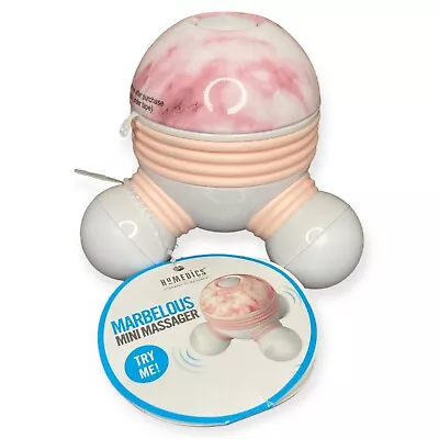 (1) HoMedics Marbleous Novelty Marble Portable Hand Held Mini Massager - Pink • $14.99