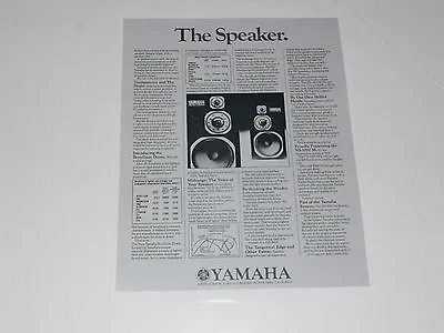 $6.99 • Buy Yamaha NS-1000m Monitor Ultimate Speaker Ad 1975, Specs, Articles