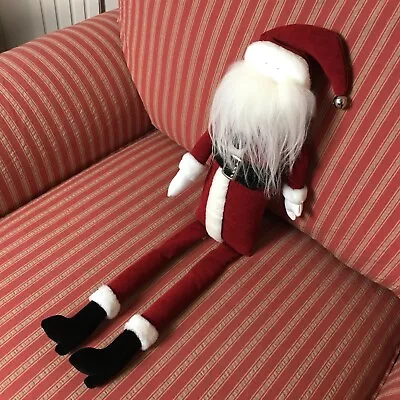 $39.20 • Buy 2006 Woof & Poof 29  Musical  JINGLE BELLS  Santa Long Legs Black Belt Crystals