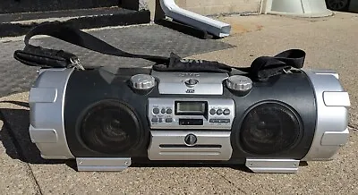 JVC Boombox RV-B99BK Kaboom AM/FM CD Come W/Bluetooth Wireless Adapter READ • $174.99