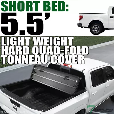 Topline For 2004-2014 Ford F150 5.5 Ft 66  Bed LW Hard Quad Fold Tonneau Cover • $289