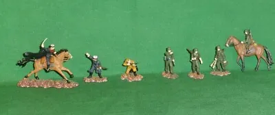 7 Piece Lot Military Miniatures WWII And ??? Infantry And Cavalry On Horseback • $4.99