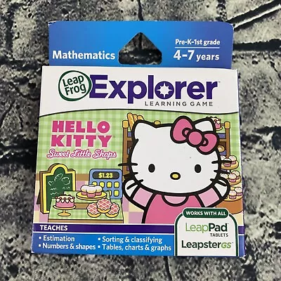 Hello Kitty LeapFrog LeapPad Explorer Learning System: Leap Pad 1 2 3 GS U NIB • $27.33