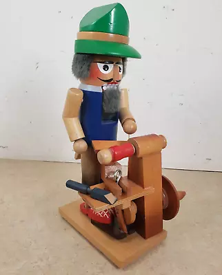 Original Steinbach Volkskunst Aus Hohenhameln Woodworker Nutcracker West Germany • $59.95