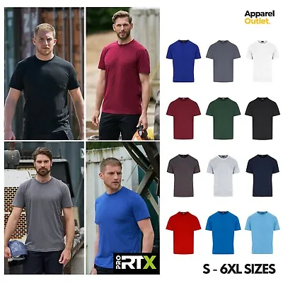 Pro T-Shirts - Men's Premium Work Grade Tees - S To 6XL - Heavy Duty Quick Dry • £7.95