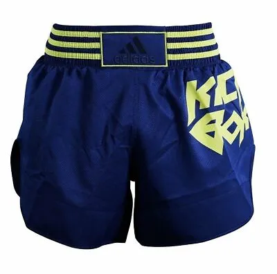 £58.19 • Buy Adidas Thai- Und Kickbox-Shorts Micro Diamond Gelb / Blau