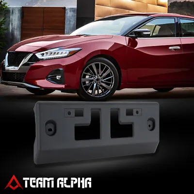 Fits 2019-2020 Nissan Maxima Front Bumper License Plate Mount Bracket Holder Kit • $48.89