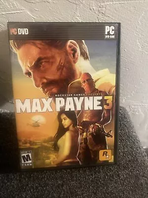 Max Payne 3 (PC 2012) Free Shipping • $19.99