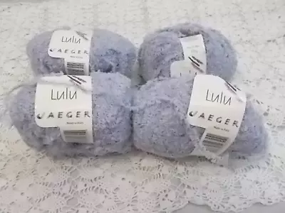 Lot 4 Sk Jaeger  Lulu  Lilac Wool/acrylic/poly Yarn  1 3/4 Oz Italy • $13.99
