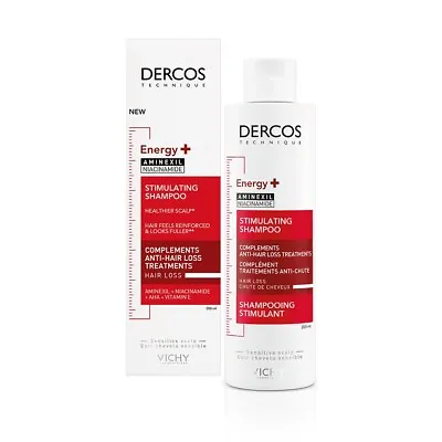 £15.99 • Buy Vichy Dercos Energising Shampoo 200ml ANTI HAIR LOSS With AMINEXIL
