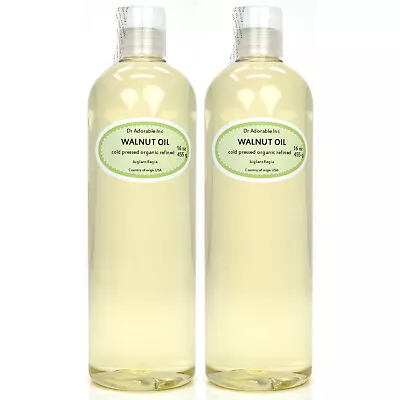 Organic Walnut Carrier Oil Cold Pressed 2 Oz 4 Oz 8 Oz 12 Oz -up To  7 Lb • $7.89