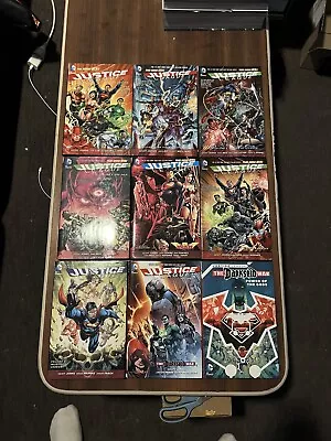 Justice League New 52 Volume 1-7 Trinity War Power Of The Gods HC Hardcover John • $140