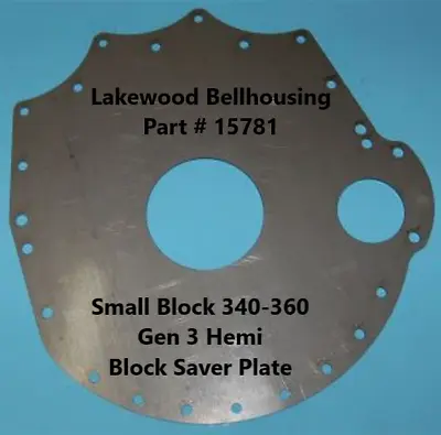 $89.95 • Buy Mopar Lakewood 4-Speed Bellhousing # 15781 Small Block 318 340 360 Gen 3 Hemi Bl
