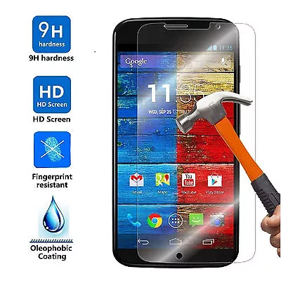 TEMPERED GLASS SCREEN PROTECTOR FOR Motorola Moto X XT1056 XT1058 USA • $7.90