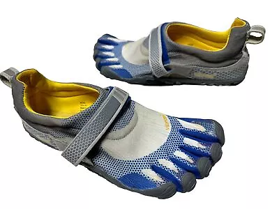 Fivefingers Vibram Bikila M349 Men’s US 9 EU 43 Grey Blue Barefoot Running Shoes • $34.80