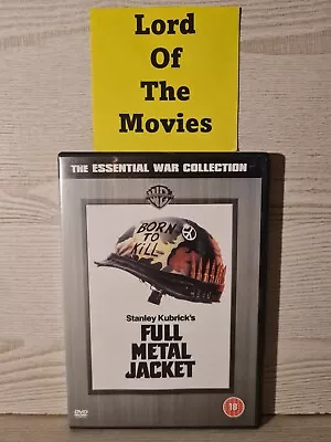 Full Metal Jacket (DVD 1987) Stanley Kubrick War Movie [Region 2] [UK] No Case • £2.10