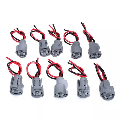 10Pcs Air Temp Fan Knock Sensor Connector Harness For Honda Integra Civic IAT K • $20.60