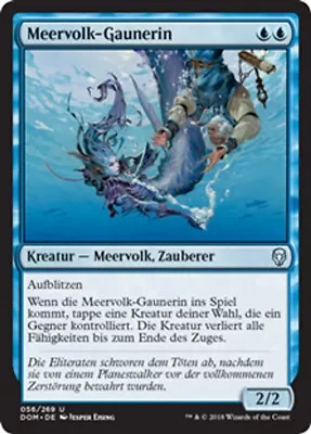 MTG NM GERMAN Merfolk Trickster Dominaria NON-ENGLISH • $1