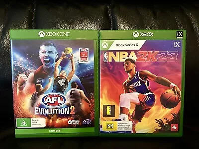 NBA 2K23 And AFL  Evolution 2 For Xbox Series X • $40