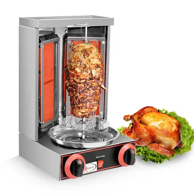 Commercial Gas Grill Meat Machine Vertical Rotisserie Grill Oven Barbecue • $165.19