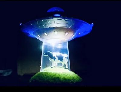 UFO Cow Abduction: Beam Up Your Bovine (With Light And Sound) By RP Minis • $30.99