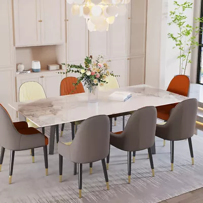 8-10 People Sintered Stone Dining Table 180CM Extendable Christmas Dining Tables • $719.99