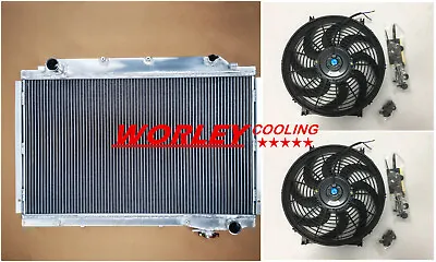 3row Radiator For 80 Series Landcruiser 1HZ Diesel & 1HDT Turbo 1990-1998 + Fans • $310