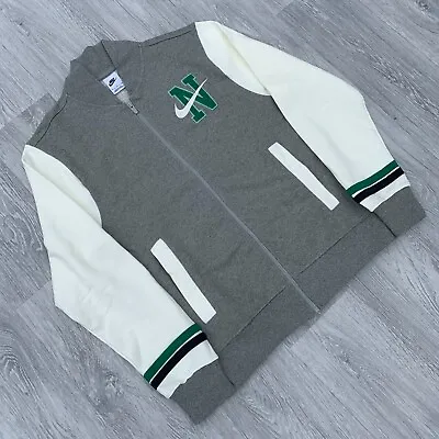 £49.99 • Buy Nike Retro College Zip Varsity Jacket - Grey [DZ2551-063]