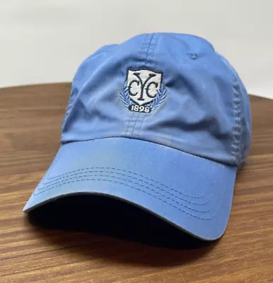 Chicago Yacht Club 1898 Blue Embroidered Logo Hat Cap Strap Back Adjustable • $24.99