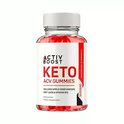 Activ Boost Keto ACV Gummies ActivBoost Gummies Weight Loss -60 Gummies • $18.95