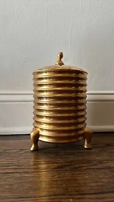 L’Objet Gold Jar Decorative Item • $100