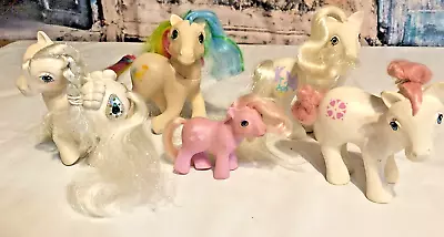 LOT OF 5 VINTAGE 1980s MY LITTLE PONY LICKETY SPLITSUNDANCE TWINKLE EYE QUACKER • $47