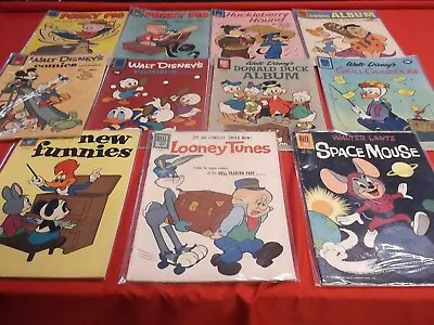 Dell 15 Cent 1961 Comics 11 Issues. Gyro Gearloose Flintstones Porky Pig... • $24