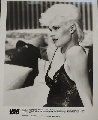 Original Vintage USA Network 8x10 Press Still Photo Melanie Griffith BODY DOUBLE • $14.99