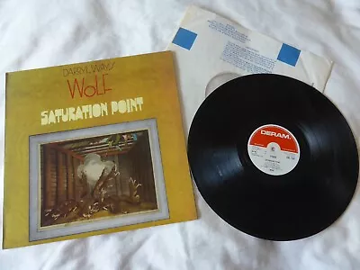 £19.95 • Buy Darryl Way's Wolf - Saturation Point, Deram, 1973, Ex /m- , Lp