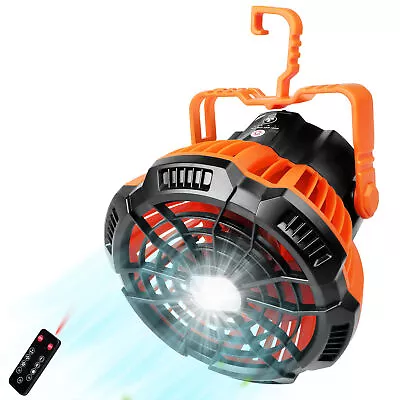 2-in-1 Camping Fan Lantern  Tent Fan Lantern   Tent Fan For G7U9 • $35.99