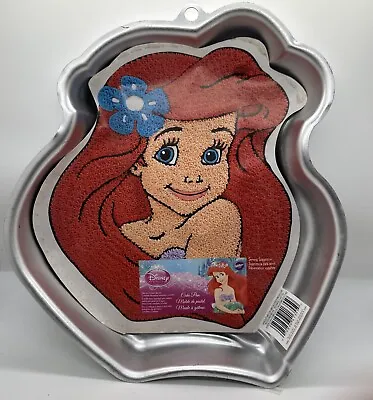 Wilton Disney Litttle Mermaid Ariel Cake Pan 2105-4355 Aluminum Princess Cakepan • $7.99
