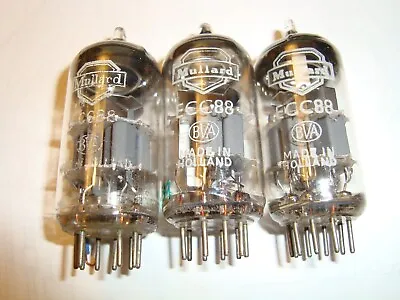 Three Philips ECC88 (6DJ8) Tubes For Mullard High Ratings • $90