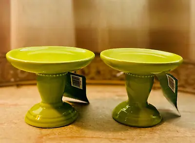 2~ Christmas Grinch Lime Green Mini Ceramic Cake  Stand • $14.99