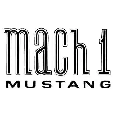 1971 1972 Ford MUSTANG MACH 1 Fender Decals And Trunk Decals Ford LICENSED L@@K • $39.95