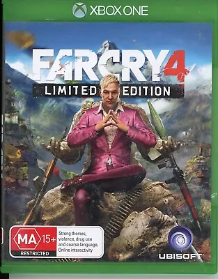 Far Cry 4 Limited Edition Xbox One Microsoft COMPLETE W/ Manual Ubisoft PAL 2014 • $9.99