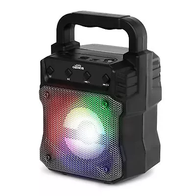 Mini Bluetooth Portable Speaker Wireless Karaoke Machine LED Trolley Party Mics • £9.94