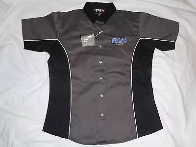 NEW Sega E3 2012 WOMEN'S Racing Style Button Up Shirt Sizes S L & XL Promo TMR • $24.95