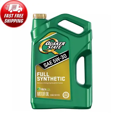 Quaker State Full Synthetic 5W-30 Motor Oil 5-Quart • $31