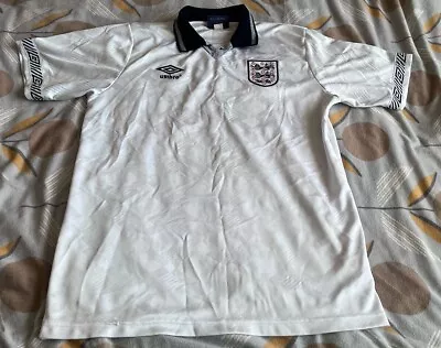 Men’s Vintage English Football Jersey Size M • £2.99