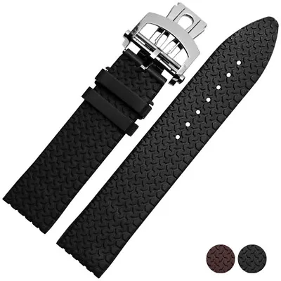 £35 • Buy Black Rubber Strap Band For Chopard Mille Miglia 21 & 23mm Generic