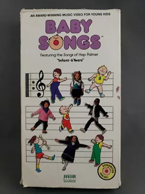 Baby Songs VHS 1993 Hap Palmer No Song Book • $2.99