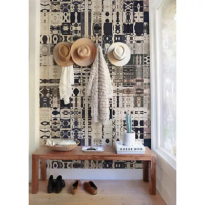 Boho Wall Wall Mural Style Removable Wallpaper Tiles Aztec Mosaic Peel And Stick • $14.95