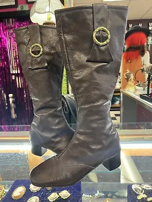 Vintage 60s Leather Go Go Boots • $60