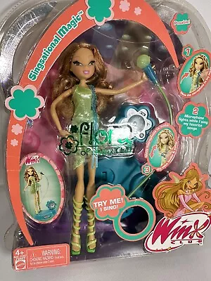 RARE Mattel Winx Club Singsational Magic Flora Doll NRFB NIB Working! • $132.99